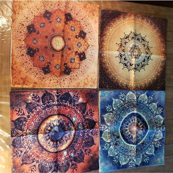 Mandala Pillow Covers (4) - Picture 4 of 7